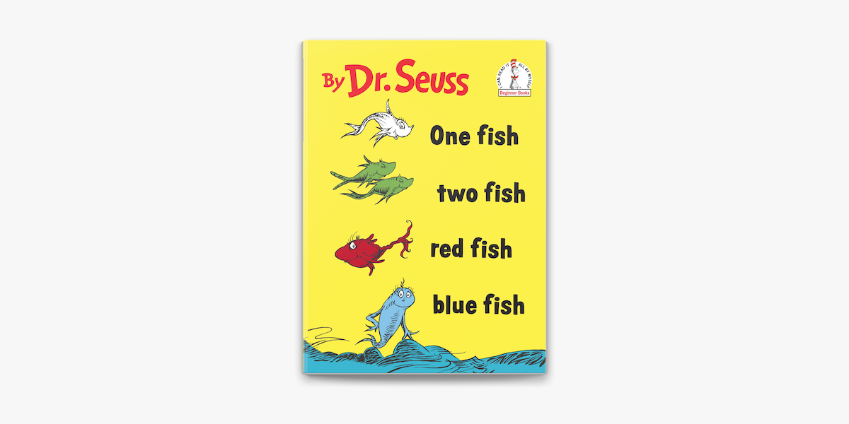 one fish two fish red fish blue fish book pages
