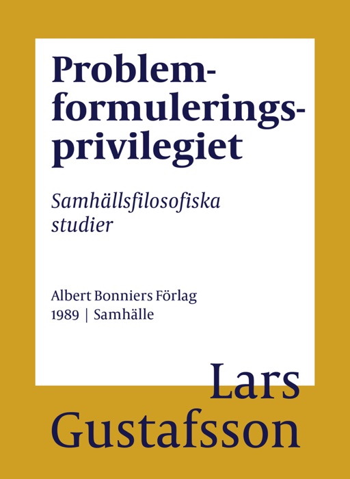 Problemformuleringsprivilegiet