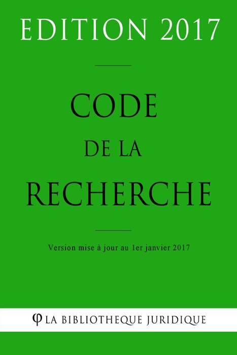 Code de la recherche 2017