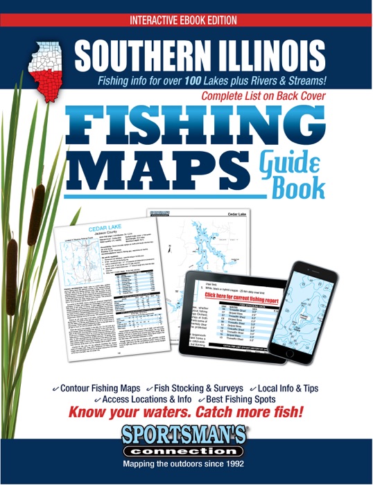 Southern Illinois Fishing Maps Guide Book