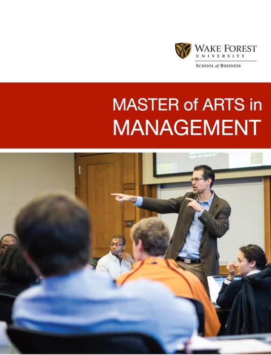 MASTER of ARTS in MANAGEMENT