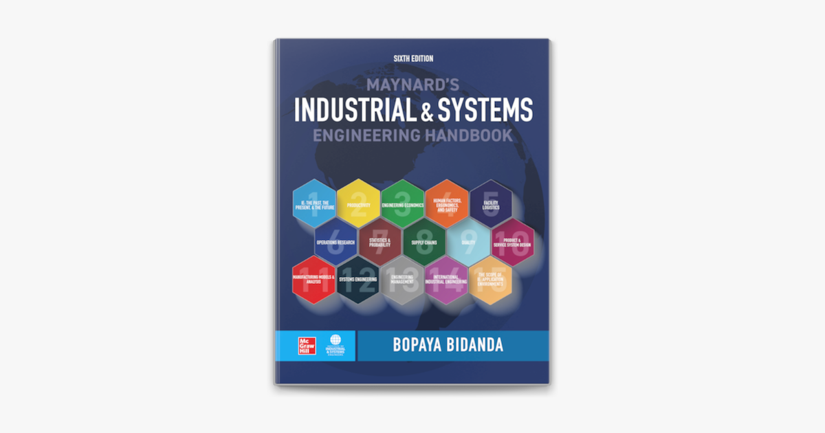 ‎Maynard's Industrial And Systems Engineering Handbook, Sixth Edition ...