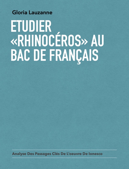 Etudier «Rhinocéros» au Bac de français