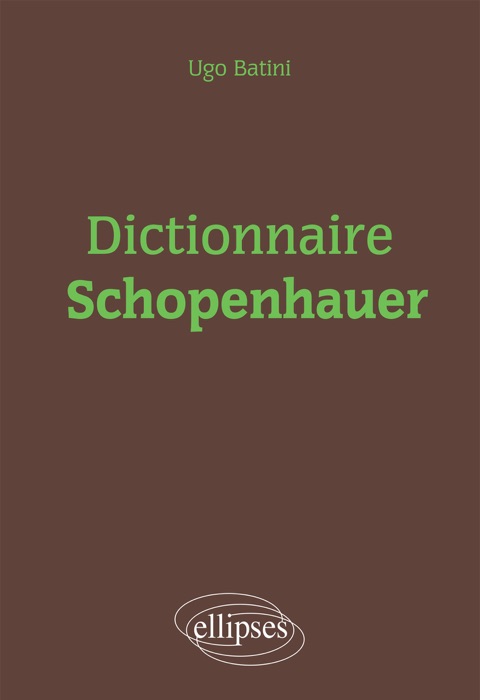 Dictionnaire Schopenhauer