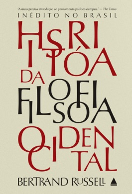 Capa do livro História da Filosofia Ocidental de Bertrand Russell