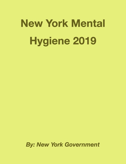 New York Mental Hygiene 2019