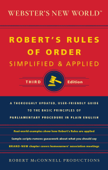 Webster's New World: Robert's Rules of Order - Robert McConnell Productions