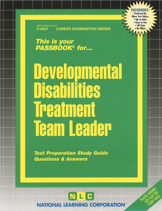 Developmental Disabilities Treatment Team Leader