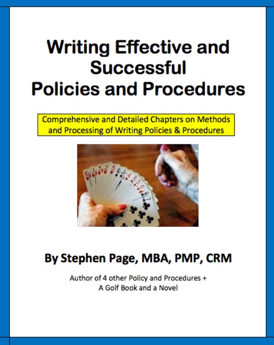 Writing Effective and Successful Policies and Procedures