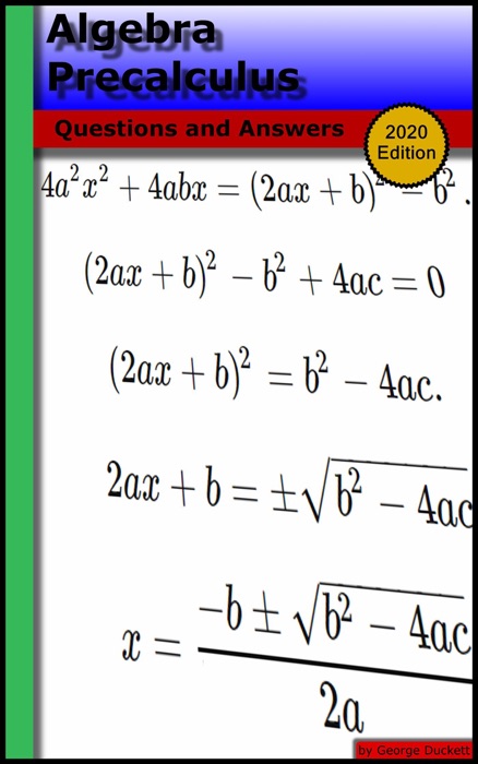 Algebra Precalculus: Questions and Answers (2020 Edition)