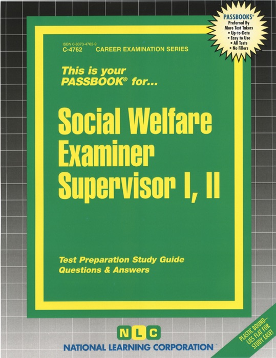 Social Welfare Examiner Supervisor I, II