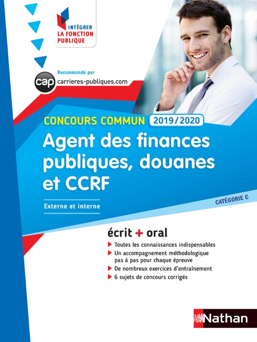 Concours Agent des finances publiques, des douanes et de la CCRF - Ecrit + Oral - Catégorie C - Concours Commun - 2019/2020