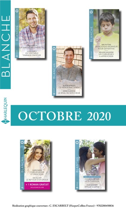 Pack mensuel Blanche : 10 romans + 1 (Octobre 2020)