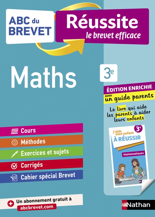 ABC du Brevet Réussite Famille - Maths 3e