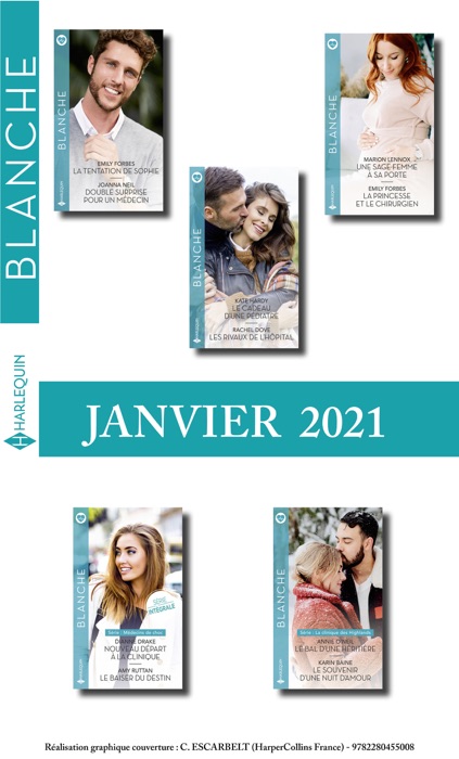 Pack mensuel Blanche : 10 romans (Janvier 2021)