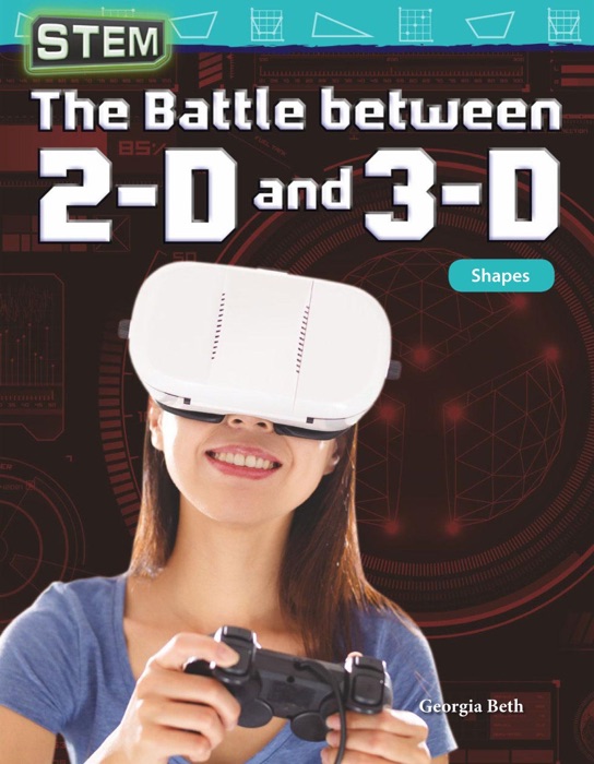 STEM: The Battle between 2-D and 3-D: Shapes: Read-along ebook