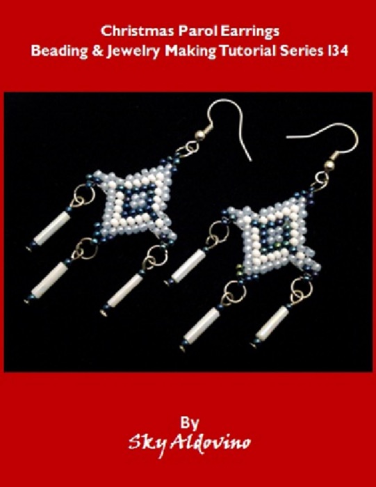 Christmas Parol Earrings Beading and Jewelry Making Tutorial Series I34