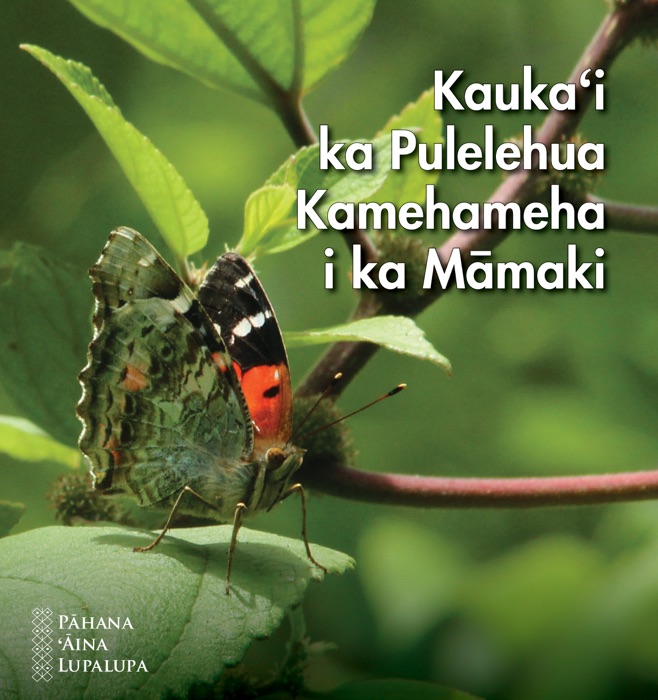 Kaukaʻi ka Pulelehua Kamehameha i ka Māmaki (Hawaiian)