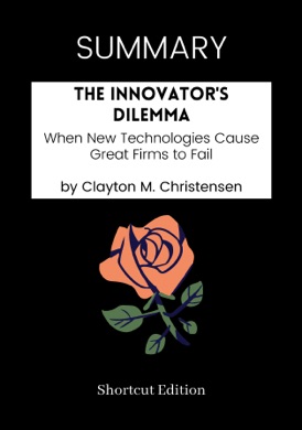 Capa do livro The Innovator's Dilemma: When New Technologies Cause Great Firms to Fail de Clayton M. Christensen