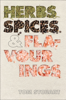 Herbs, Spices & Flavourings - Tom Stobart