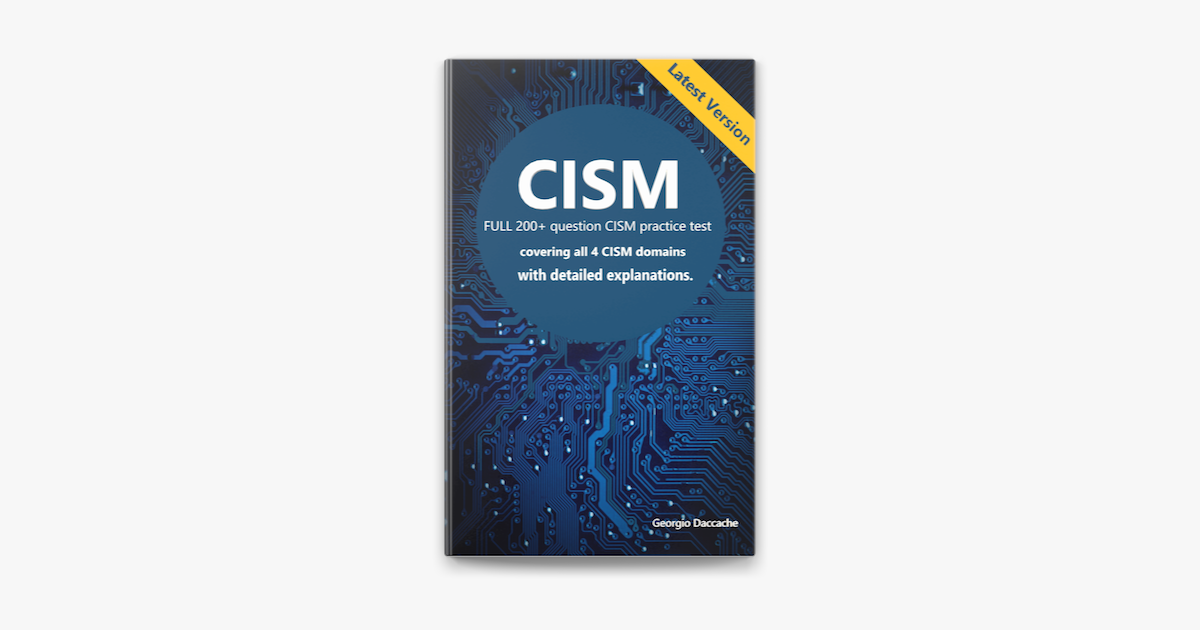 ‎CISM Certification: FULL 200+ Questions & Explanation sur Sns-Brigh10