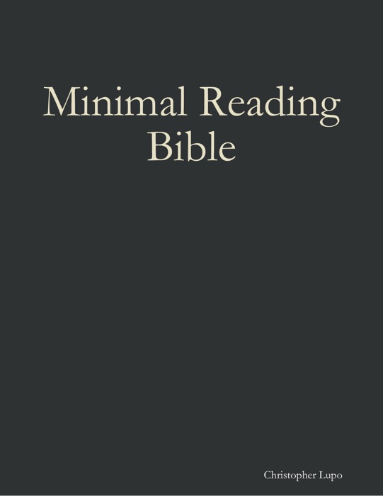 Minimal Reading Bible