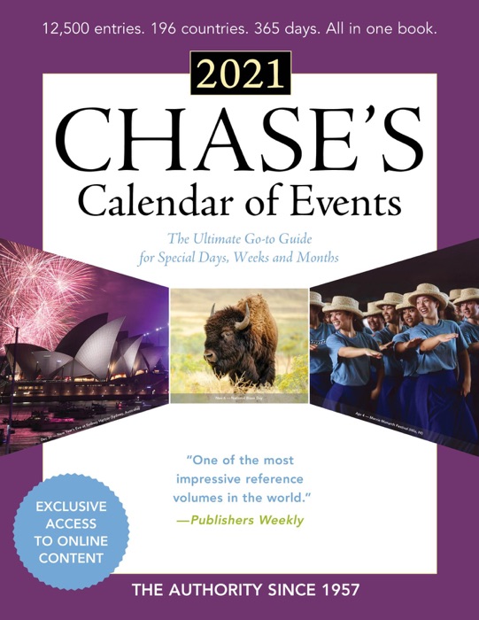 Chase's Calendar of Events 2021