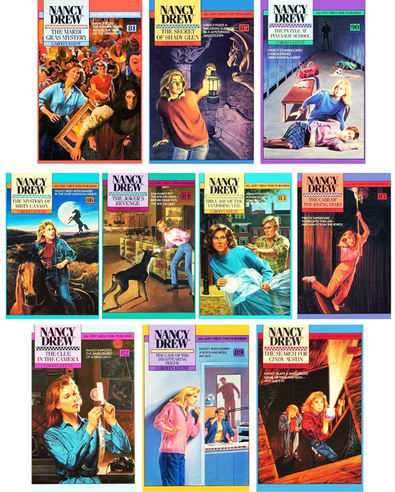 Nancy Drew Books 81-90 Box Set The Nancy Drew Mystery Stories Collection.