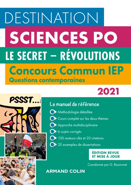 Destination Sciences Po - Concours commun IEP 2021 - Le secret - Révolutions