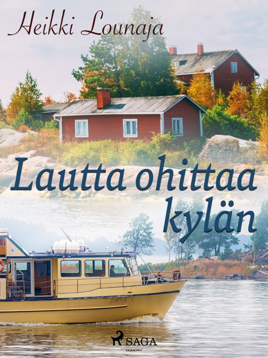 Lautta ohittaa kylän