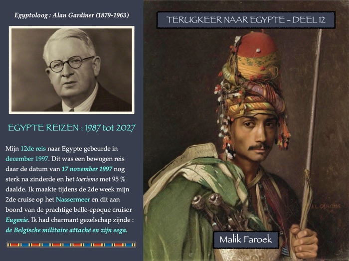 Terugkeer naar Egypte -  Deel 12