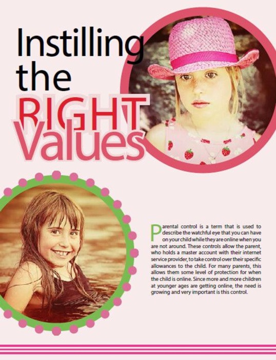 Instilling The Right Values