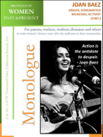 AAUW Thousand Oaks, California Branch, Inc - Profiles of Women Past & Present – Joan Baez Singer, Songwriter, Musician, Activist (1941 -) artwork