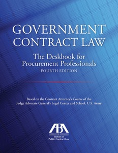 Government Contract Law Book Cover