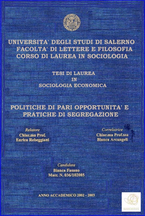 Tesi: 