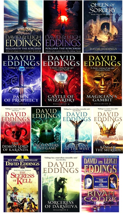 Complete Belgariad Universe Book Series by David Eddings