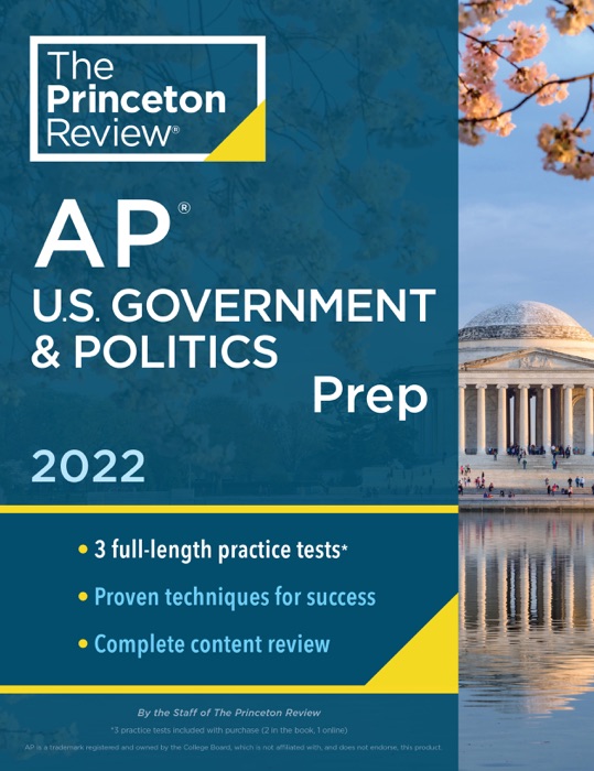 Princeton Review AP U.S. Government & Politics Prep, 2022