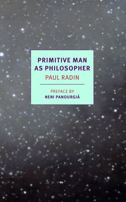 Primitive Man as Philosopher