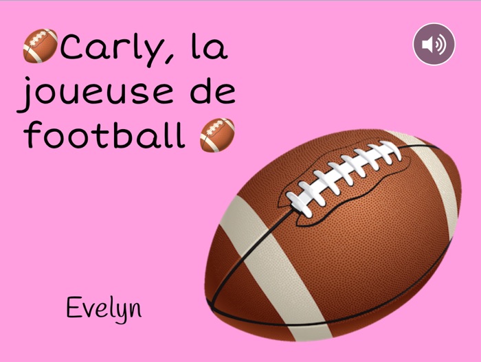 Carly, la joueuse de football