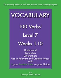 Vocabulary - 100 Verbs¹ - Level 7