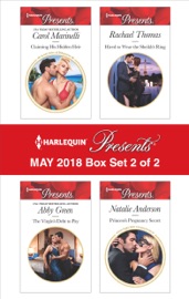 Harlequin Presents May 2018 - Box Set 2 of 2 - Carol Marinelli, Abby Green, Rachael Thomas & Natalie Anderson by  Carol Marinelli, Abby Green, Rachael Thomas & Natalie Anderson PDF Download