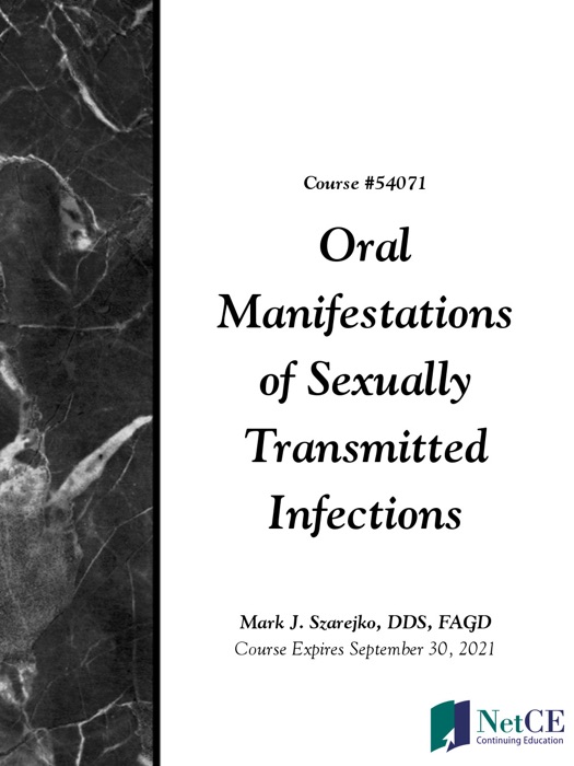 Oral Manifestations of Sexually Transmitted Infections