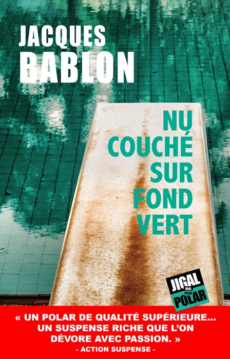 Nu couché sur fond vert