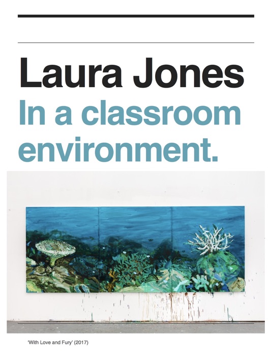 Laura Jones in a classroom environment