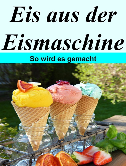 Eis aus der Eismaschine