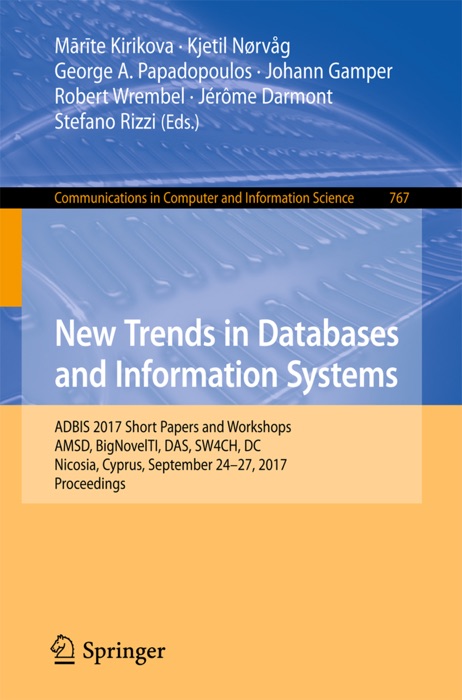 New Trends in Databases and Information Systems