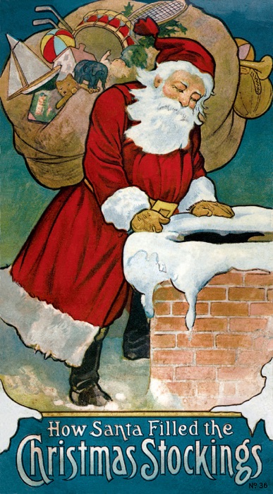 How Santa Filled the Christmas Stockings