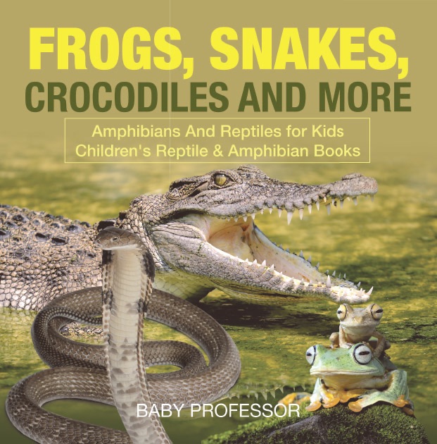 Frogs, Snakes, Crocodiles and More  Amphibians And Reptiles for Kids  Children's Reptile & Amphibian Books