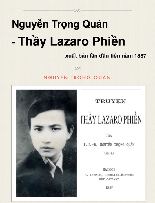 Nguyen Trong Quan - Thay Lazaro Phien - 1887
