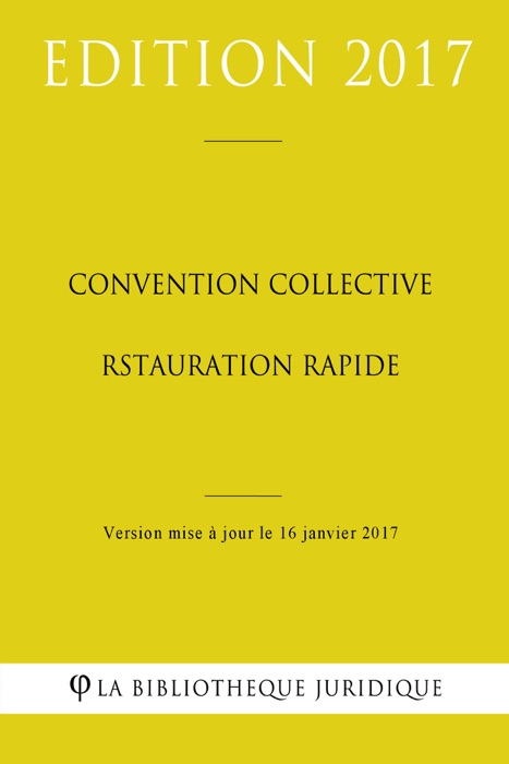Convention collective Restauration rapide